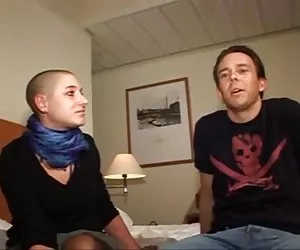 hot german couple in a Threesomes