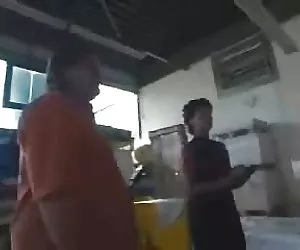 German Mature Boss fuck her employee