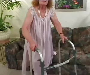 Grumpy Old Granny Get Fucked 3 Times