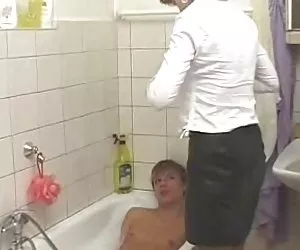 Czech mature lady with young lover