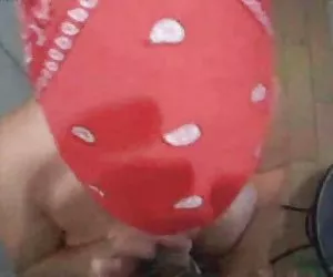 Homemade amateur facial. enjoy